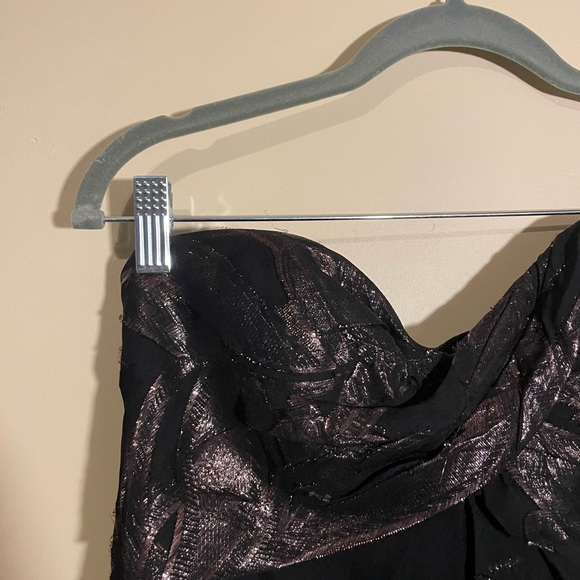 NICOLE MILLER COLLECTION BLACK SILK CHIFFON Mini dress - Picture 8 of 16